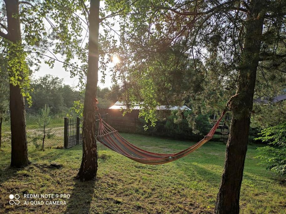 Domek Wypoczynkowy Caloroczny U Agi Z Balia Z Jacuzzi I Sauna Przezmark Exterior foto