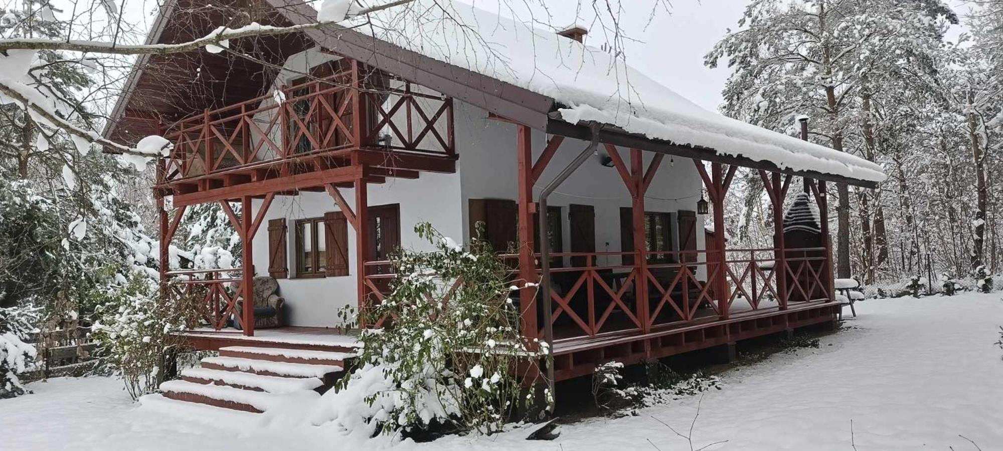 Domek Wypoczynkowy Caloroczny U Agi Z Balia Z Jacuzzi I Sauna Przezmark Exterior foto