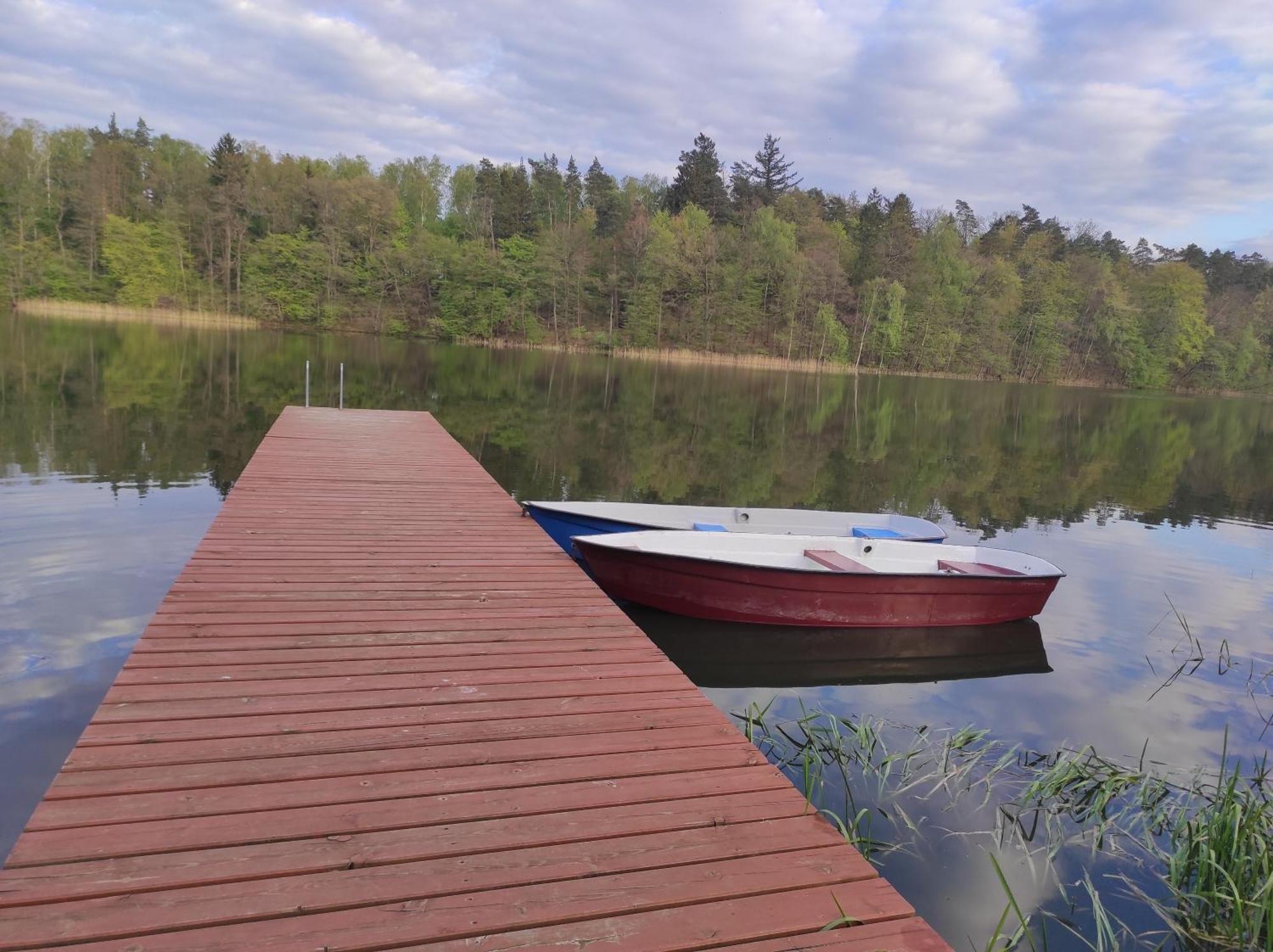 Domek Wypoczynkowy Caloroczny U Agi Z Balia Z Jacuzzi I Sauna Przezmark Exterior foto